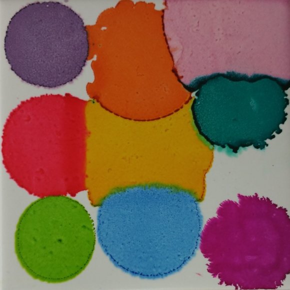 Jewels of the Style Other - CUSTOM NWT 4 Coasters + Trivet Set 5 Handmade Jewels of the Style OOAK (Custom)